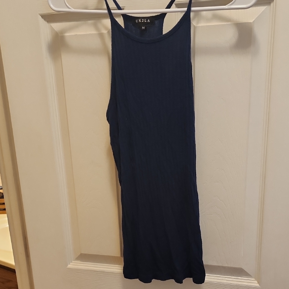 Uniqlo Women's Deep Blue Tank Top